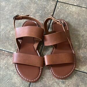 Brown Strappy Sandals